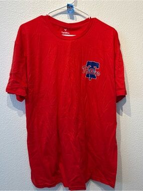 Fanatics Red Philadelphia Phillies Short-Sleeve Tee with Blue Logo